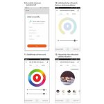 LED A60 E27 230V 5W COG üveg CCT+DIM WIFI - SMART