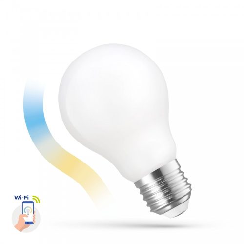 SpectrumLED E27 LED villanykörte, „izzó" 5W 560lm CCT+DIMM