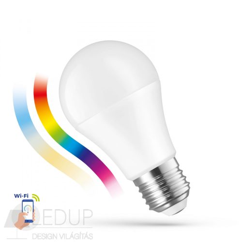 SpectrumLED E27 LED villanykörte, „izzó" 13W 1500lm RGBW+CCT+DIMM