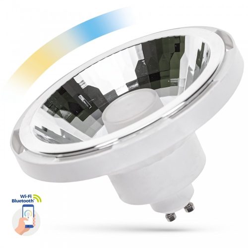 SpectrumLED GU10 AR111 LED „izzó" 10W  CCT+DIMM (3000-5800K) fényerőszabályozható+dimmelhető