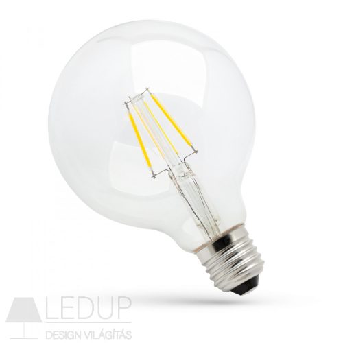 LED GLOB G125 E-27 230V 8.5W COG WW CLEAR DIMMABLE SPECTRUM