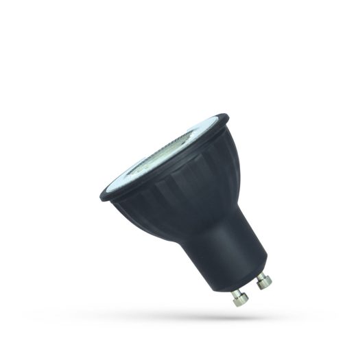 LED GU10 230V 4W SMD 38DEG NW WITH LENS Fekete BODY SPECTRUM