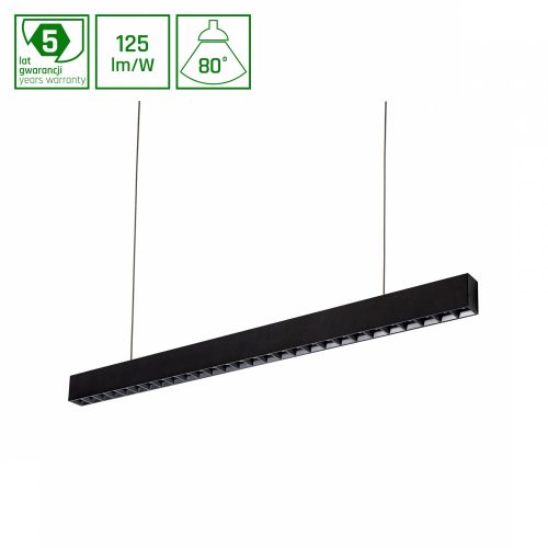 ALLDAY INSPIRE ONE DARK LIGHT 80st Black 930 30W 230V 112cm Black