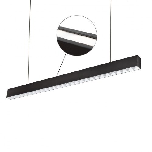 ALLDAY INSPIRE TWO SIDES DARK LIGHT 50st White 830 39W 230V 112cm Black