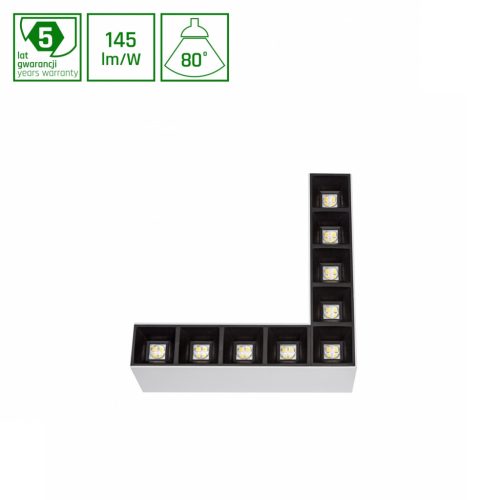 ALLDAY INSPIRE ELEMENTS L DARK LIGHT 80st Black 840 8W 230V White