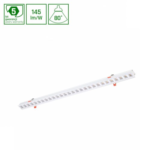 ALLDAY INSPIRE IN DARK LIGHT 80st White 940 30W 230V 112cm White