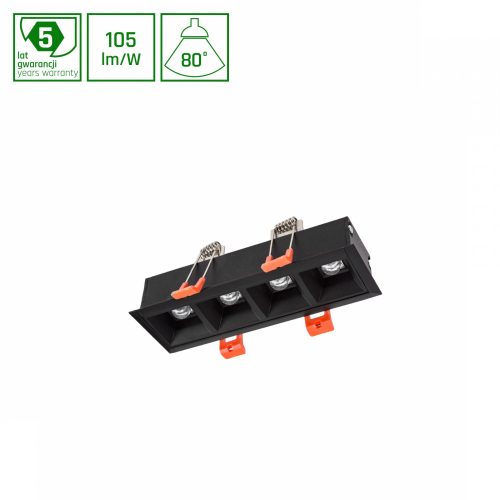 MINI28 ALLDAYINSPIRE IN DARK LIGHT 80DEG BLACK 930 17W 230V 280MM BLACK (gyártásos)