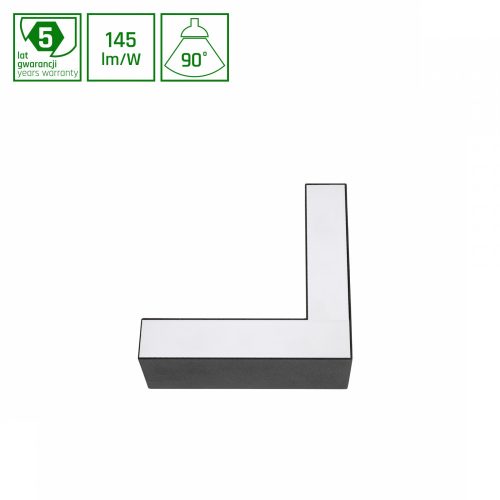 ALLDAY INSPIRE ELEMENTS L 830 8W 230V 115DEG BLACK CASAMBI (gyártásos)