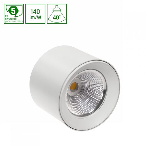 CEL ZOSMA 3 ROUND 840 27W 230V 40DEG WHITE SUSPENDED