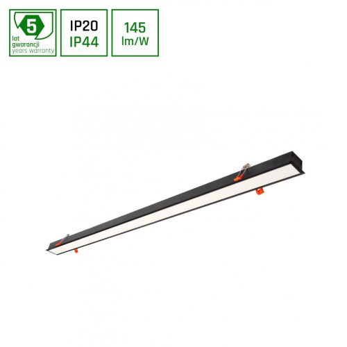 ALLDAY INSPIRE IN 840 30W 230V 1120MM 115DEG Fekete IP44/20 DALI