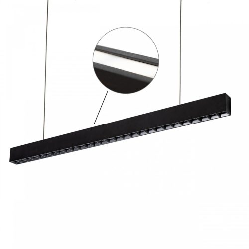 ALLDAY INSPIRE Kétoldalas DARK LIGHT 80DEG Fekete 940 76W 230V 1680MM Fekete DALI