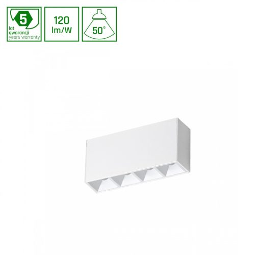 MINI28 ALLDAY INSPIRE ONE DARK LIGHT 50DEG Fehér 930 17W 230V 280MM Fehér