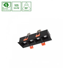 ALLDAY INSPIRE IN DARK LIGHT 50DEG Fekete 940 17W 230V 280MM Fekete   ALLDAY INSPIRE IN DARK LIGHT 50DEG Fekete 940 17W 230V 280MM Fekete