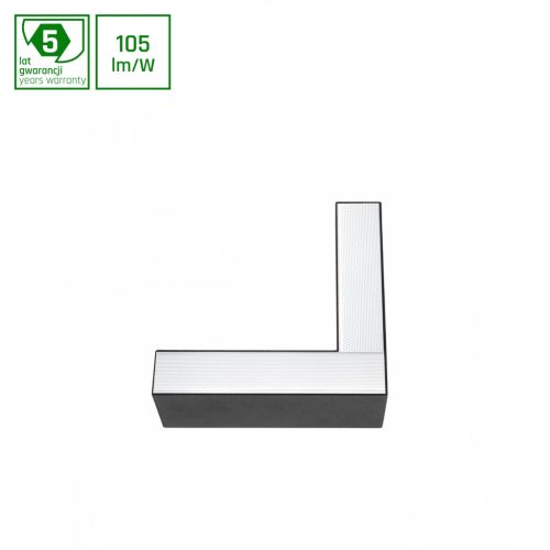 ALLDAY INSPIRE ELEMENTS L 940 8W 230V 90DEG Fekete DIMM