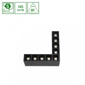 ALLDAY INSPIRE ELEMENTS L DARK LIGHT 80DEG Fekete 830 8W 230V DALI   ALLDAY INSPIRE ELEMENTS L DARK LIGHT 80DEG Fekete 830 8W 230V DALI