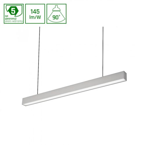ALLDAY INSPIRE ONE 840 30W 230V 1120mm 90st RAL9006 SZARY