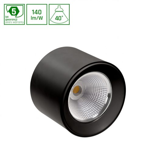 CEL ZOSMA 3 ROUND 840 27W 230V 40st Black DALI