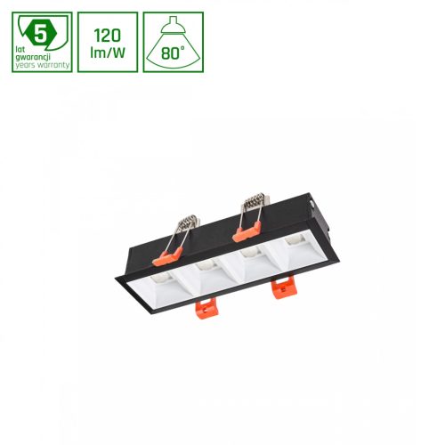 MINI28 ALLDAY INSPIRE ONE DARK LIGHT 80DEG WHITE 9400 17W 230V 280mm BLACK