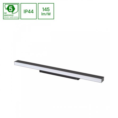 ALLDAY INSPIRE ONE KINKIET IP44 840 46W 230V 1680mm 115DEG BLACK PIR
