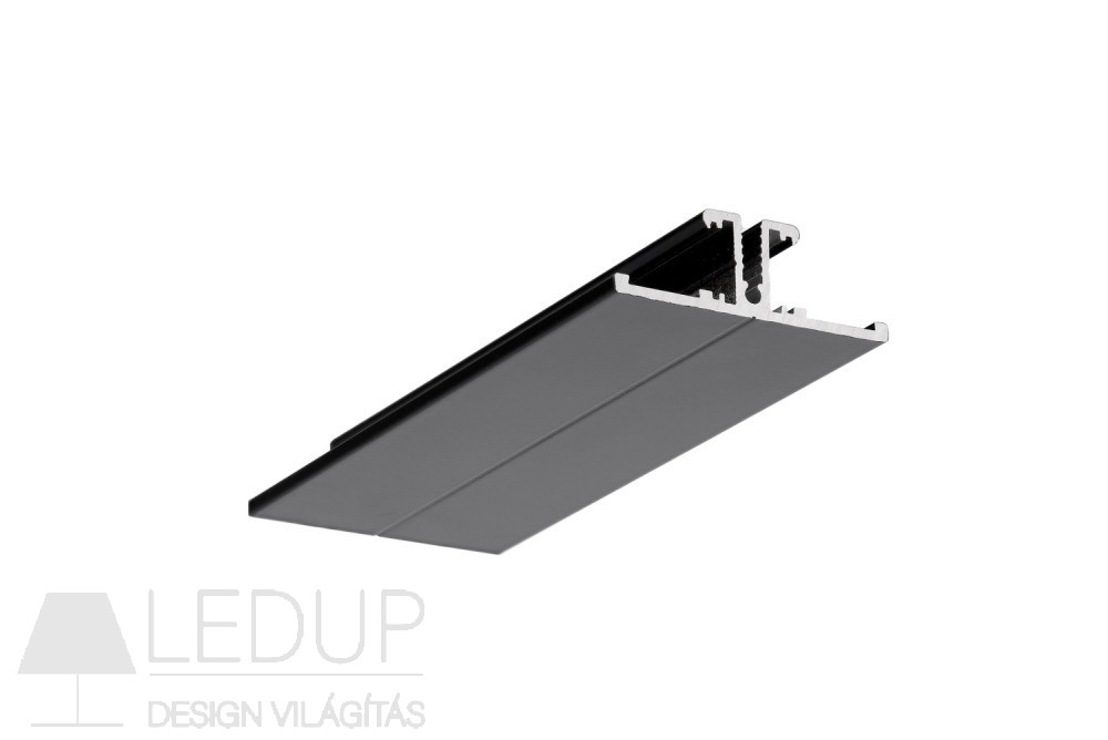 TOPMET LED profil BACK10 A/UX 3000 mm fekete