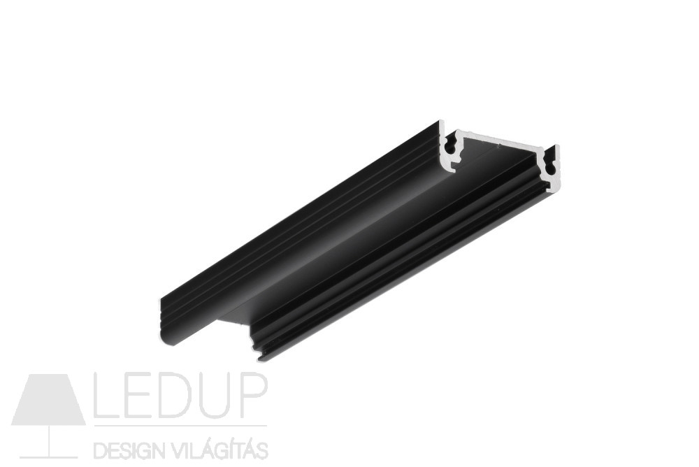 TOPMET LED profil SURFACE14 EF/Y 2000 mm eloxált fekete